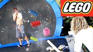 LEGO CANNON On A Trampoline | TC #163