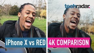 iPhone X vs RED cinema camera - 4K video comparison