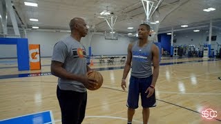 Mavericks rookie Dennis Smith Jr. hangs with Chauncey Billups | SportsCenter | ESPN
