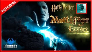 EFECTO MORTIFAGO HARRY POTTER /3D MAX TUTORIAL & AFTER EFFECTS TUTORIAL