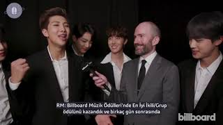 [Türkçe Altyazılı] BTS Win Top Duo/Group | Backstage Interview | BBMAs 2019