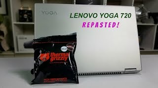 Repasting The Lenovo Yoga 720 - GTX 1050 - Does it help ?