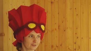 Фиксики. Как сделать шапочку-парик Файера.