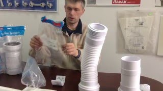 Гофра для унитаза McAlpine
