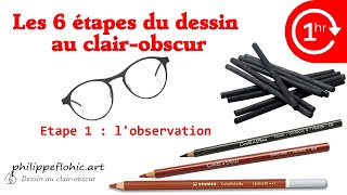 Les 6 étapes au clair-obscur : 1) l'observation du modèle (partie 4)