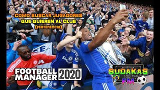 FOOTBALL MANAGER 2020 | CONSEJOS EXPRESS | JUGADORES QUE QUIEREN AL CLUB (PERTENENCIA)