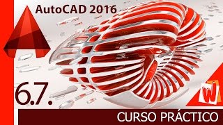 AutoCAD 2016, Aplicar escala no uniforme, curso completo en español, cap 6.7.