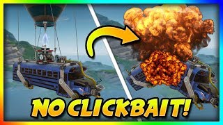 How To Destroy The Battle Bus in Fortnite: Battle Royale (in air)