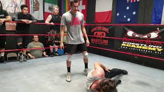 Learning the shoulder tackle with Tyler Bateman