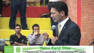 "JÓVENES, HAY QUE APROVECHAR LA VIDA" AFIRMA MAESTRO EN HUMANIDADES YOKOI KENJI DIAZ