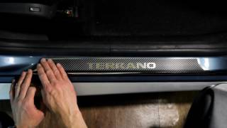 Наклейки на пороги для Nissan Terrano