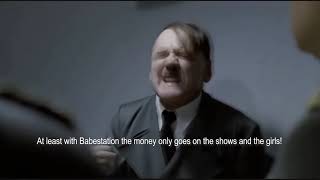 Hitler finds out Dannii Harwood has quit Babestation