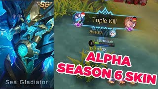 Skin Baru Bikin Musuh Becek - Alpha Season 6 Skin Review & Gameplay Mobile Legends Indonesia