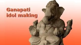 Ganapati Idol Making without using any mold