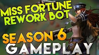 Miss Fortune Season 6 Gameplay Bot ADC - League of Legends Season 6 Gameplay
