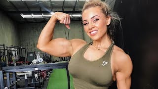 Iron Muscles Girl | Stephanie Sanzo Workout | Female Bodybuilding Fbb