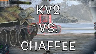 World of Tanks Blitz KV2 vs Chaffee Gameplay American Light Tank