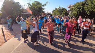 "กลองยาวอิสานเสียงพิณ" แห่นาคบ้านโพธิ์ศรีสะอาด หนองบัวลำภู 08/12/2562