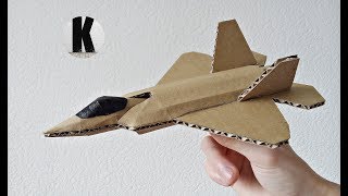 Как сделать истребитель из картона? / How to make a fighter of cardboard?