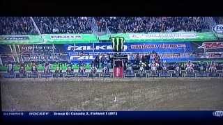AMA Supercross 2014 Arlington, Texas 250SX Heat 2 Matt Bisceglia #96