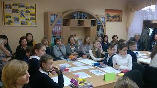 Ч.1. Фрагмент уроку образотворчого мистецтва. Вчитель Оксана Дяків