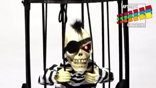 Интерактивная игрушка "Скелет в клетке" код 58793
