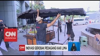Ini Keren & Kreatif ! Gerobak Pecel Bisa Bongkar Pasang