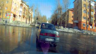 Не сдал вождение по городу. Экзамен в городе. 2017 невнимательность.