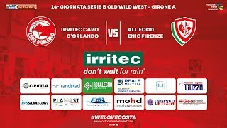 Irritec Capo d'Orlando vs All Food Enic Firenze