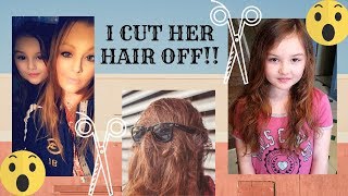 I CUT MY DAUGHTER'S HAIR !!! / AMANDA RANDOM / MARCH 2019