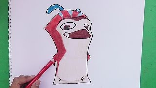 Dibujando y coloreando Carnero (Bajoterra) - Drawing and coloring Carnero