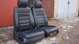 (TRG-6) Volkswagen Touareg - передние кожаные сиденья
