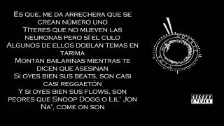 Canserbero - Así mismo - Letra (Street lyrics)