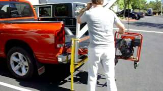 Spitzlift Receiver Crane loading