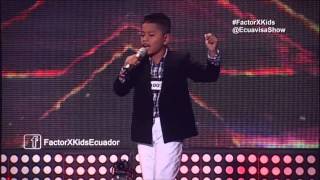 Leonardo Chévez - Perdóname | (Programa 1) Casting Factor X Kids Ecuador 2015