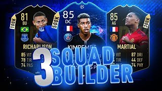 FIFA 19 - SQUAD BUILDER COMPÉTITIFS POUR 100K/300K/500K