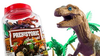 Muchos Dinosaurios: T-Rex, Velociraptor, Triceratops, Brontosaurio, Estegosaurio y más