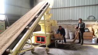 1000kgh wood pellets Popular Wood Pellet Mill Running Video