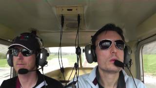 Wr. Neustadt (LOAN) to Punitz-Güssing (LOGG) and back on Cessna 150