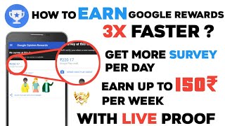 How to Get 100% Daily Survey in Google Opinion Rewards | New Trick 2019 with My Earning Proof
