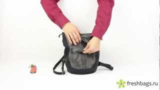 Стильный рюкзак из экокожи Abbacino Trendy AW 8355 black - FreshBags.ru