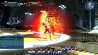 DCUO Fire Dps VS Fire Tank 1v1 batcave arena PVP!