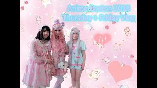 Anime Boston 2018 Vlog ♡ Lolita Fashion Show and Dealer's Room!