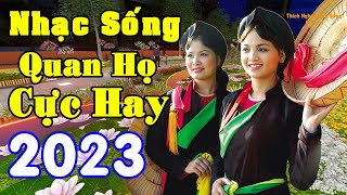 Nhạc Sống Thôn Quê  - LK Nhạc Quan Họ Bắc Ninh Hay Nhất - MC Hương Quỳnh