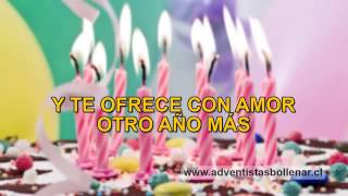 Cristo un año mas te dio - feliz cumpleaños Adventista