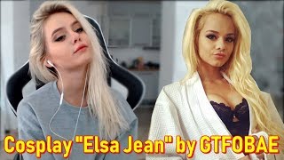 GTFOBAE Cosplay Elsa Jean 2019 / Русская Эльза Джин В Чулочках