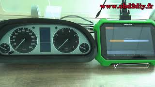 Comment utiliser obdstar x300 dp plus pour Mercedes Benz Classe A W169 Cluster Calibrate