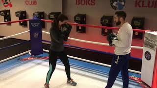 Naz çağla ırmak boks antrenmani Arda Tamer Avcı Kadiköyboks Spor Kulübü Fenerbahçe Boks dersleri