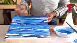 Come dipingere la trasparenza dell'acqua