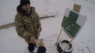 ВПО-209 пристрелка коллиматорного прицела HOLOSUN + мини тепловизор